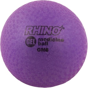 image:imageChampion Sports Rhino Gel Filled Medicine Ball  Durable Soft Grip Weighted Ball for Strength Cardio amp Rebounder Training  Multiple Weights for Home Gym amp Fitness8 LB Medicine Ball Purple