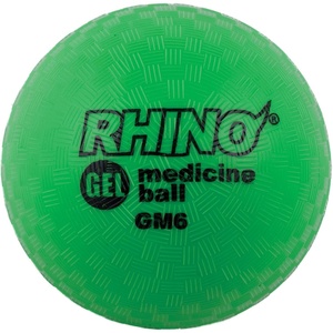 image:imageChampion Sports Rhino Gel Filled Medicine Ball  Durable Soft Grip Weighted Ball for Strength Cardio amp Rebounder Training  Multiple Weights for Home Gym amp Fitness7 LB Medicine Ball Green
