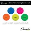 image:imageChampion Sports Exercise Stability Balance Ball 52 cm Blue  Premium Quality PopResistant Gym Medicine Balls for Strength and Core Training Rehab Workout Pilates Pregnancy Stretching