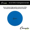 image:imageChampion Sports Exercise Stability Balance Ball 52 cm Blue  Premium Quality PopResistant Gym Medicine Balls for Strength and Core Training Rehab Workout Pilates Pregnancy Stretching
