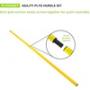 image:imageChampion Sports Agility Training Pole amp Hurdle Sets  Speed Footwork amp Coordination Drills IndoorOutdoor PVC PolesAgility Pole Hurdle Set