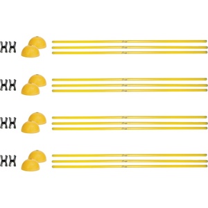 image:imageChampion Sports Agility Training Pole amp Hurdle Sets  Speed Footwork amp Coordination Drills IndoorOutdoor PVC PolesAgility Pole Hurdle Set