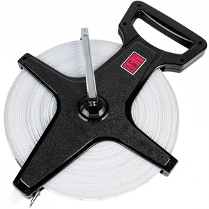 image:imageChampion Sports Open Reel Measuring Tapes  Durable Hand Crank with Metal Spike DualSided Feet amp Meters Perfect for Track amp Field and Long Jump 165 Feet50 Meters120 m