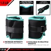 image:imageJFIT Ankle Weights  Ankle Weight Pair 10 Weight and Bundle Options  05 to 8 lbs Each Set of 2 Adjustable Straps  Comfortable Breathable Moisture Absorbent Weight Straps for Men and Women15 lb Pair