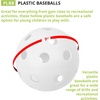 image:imageCHAMPION Sports Plastic Baseball Pack of 12White