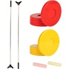 image:imageChampion Sports Shuffleboard Set Cues amp Pucks Included  Easy Setup IndoorOutdoor Group Game up to 4 Players  Multiple StylesBlacktop Shuffleboard Set
