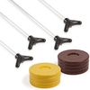 image:imageChampion Sports Shuffleboard Set Cues amp Pucks Included  Easy Setup IndoorOutdoor Group Game up to 4 Players  Multiple StylesDeluxe Shuffleboard Set