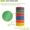 image:imageChampion Sports Deck Tennis Rings  12 Soft Rubber Rings for IndoorOutdoor Family Play