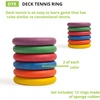 image:imageChampion Sports Deck Tennis Rings  12 Soft Rubber Rings for IndoorOutdoor Family Play