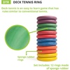 image:imageChampion Sports Deck Tennis Rings  12 Soft Rubber Rings for IndoorOutdoor Family Play