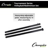 image:imageChampion Sports Outdoor Game Sets  Volleyball Badminton Tetherball Bocce amp CroquetDeluxe Combination Set