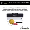 image:imageChampion Sports Outdoor Game Sets  Volleyball Badminton Tetherball Bocce amp CroquetDeluxe Croquet