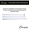 image:imageChampion Sports Outdoor Game Sets  Volleyball Badminton Tetherball Bocce amp CroquetDeluxe Croquet