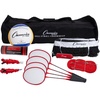image:imageChampion Sports Outdoor Game Sets  Volleyball Badminton Tetherball Bocce amp CroquetDeluxe Combination Set