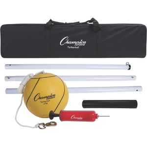 image:imageChampion Sports Outdoor Game Sets  Volleyball Badminton Tetherball Bocce amp CroquetDeluxe Croquet