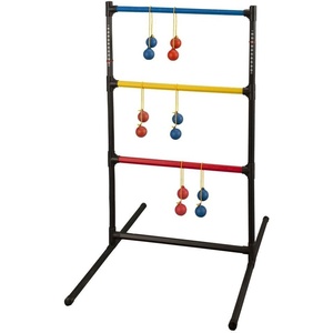 image:imageChampion Sports Outdoor Ladder Ball Game Backyard Party Camping amp Beach Games Ladder Golf Set for Adults and Kids with Bolas Balls and Carrying Case  39H X 22W With 33 Deep Base Set