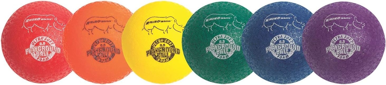 image:imageChampion Sports Rhino Skin Soft Inflateable Playground Ball SetAssorted Colors 85 Set