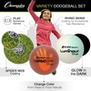 image:imageChampion Sports Premium Rhino Skin Dodgeballs with Mesh Storage Bag Set of 6  Glow in the Dark Color Changing and Spider Grip 2 Each  Low Bounce Dodgeballs Variety Assortment 6 Diameter