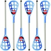image:imageChampion Sports Rhino Lacrosse Set Rhino Skin Training Equipment for Boys Girls Kids Youth and Amateur Athletes  12 Aluminum Sticks and 12 Balls for Indoor Outdoor Use