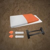 image:imageChampion Sports Official Size Safety Breakaway Baseball Double First Base  Molded Rubber Quick Release Double First Base Set