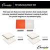image:imageChampion Sports Recreational Safety Breakaway Baseball Base Set with Breakway Double First Base  Release On Impact Safety Base Set