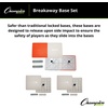 image:imageChampion Sports Recreational Safety Breakaway Baseball Base Set with Breakway Double First Base  Release On Impact Safety Base Set
