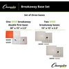 image:imageChampion Sports Recreational Safety Breakaway Baseball Base Set with Breakway Double First Base  Release On Impact Safety Base Set